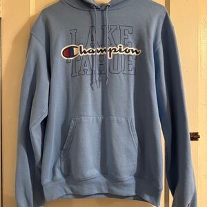 Champion Unisex Lake Tahoe Light Blue Hoodie